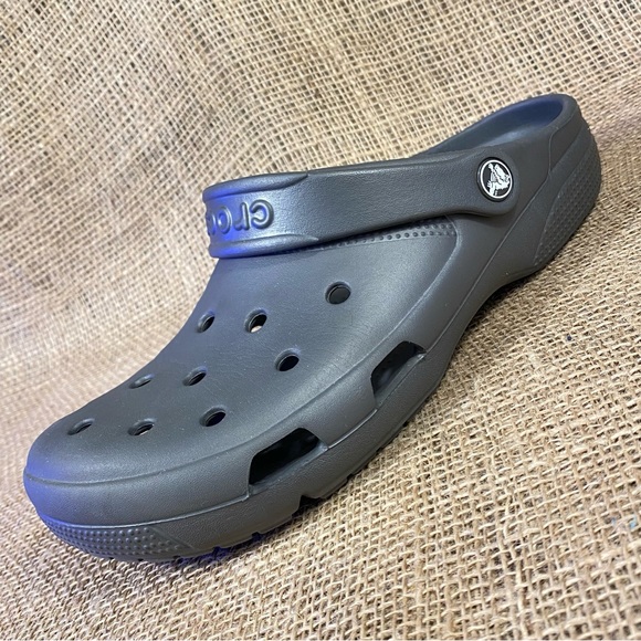 Crocs Clogs Classic Shoes Slip On gray Size 11 - Picture 2 of 10